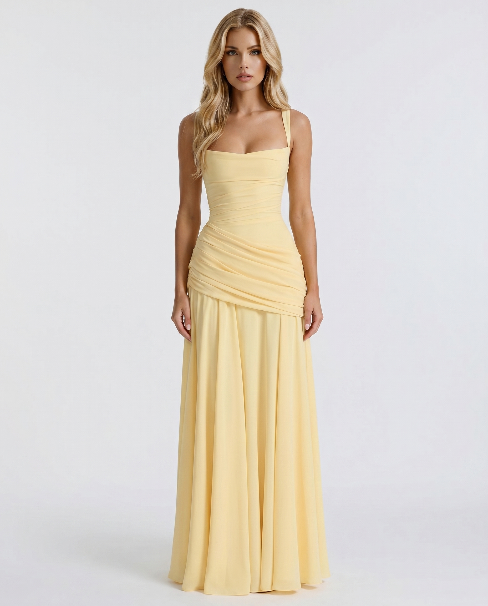 Charlotte Ruched Maxi Dress 店铺内上新