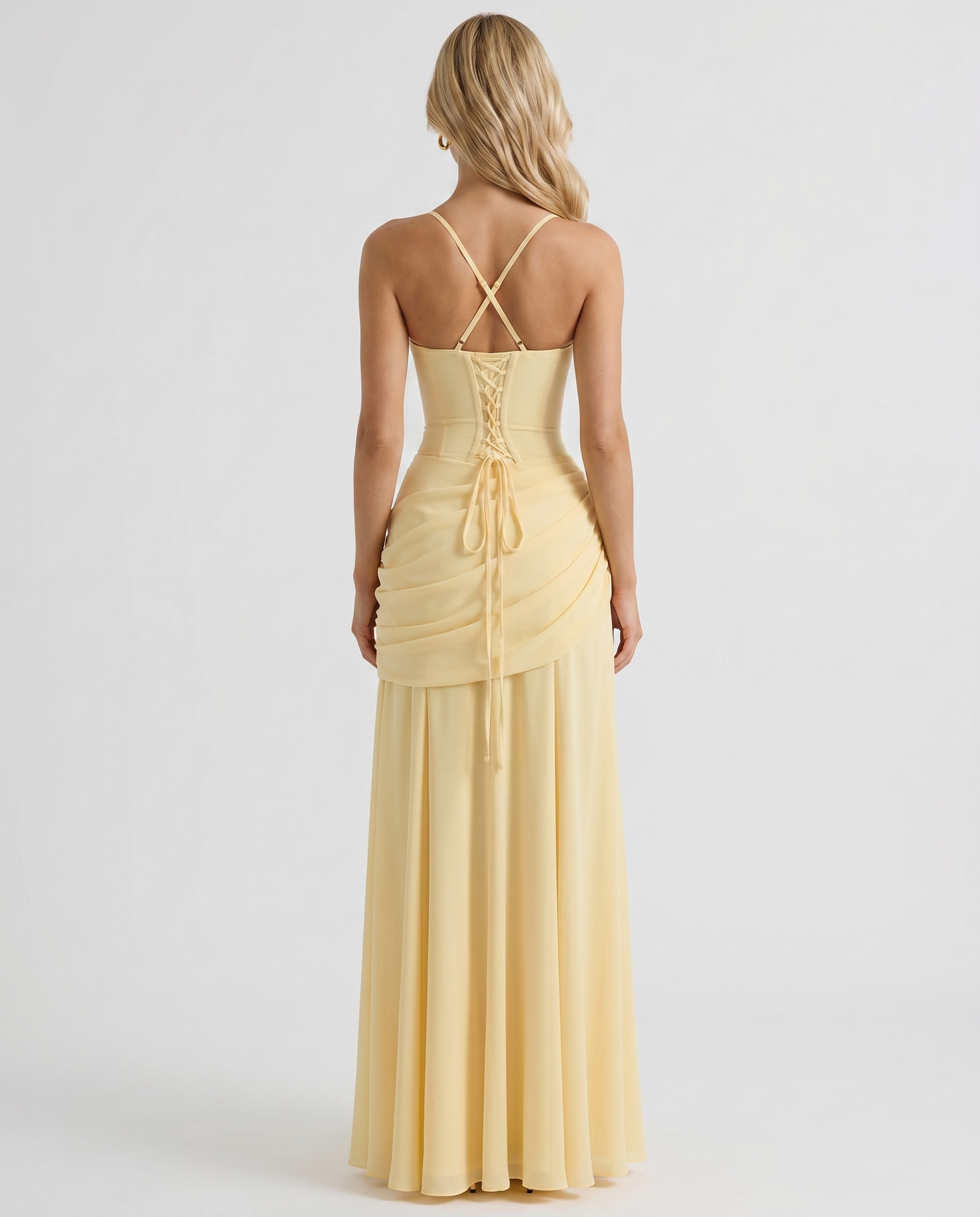 Charlotte Ruched Maxi Dress 店铺内上新