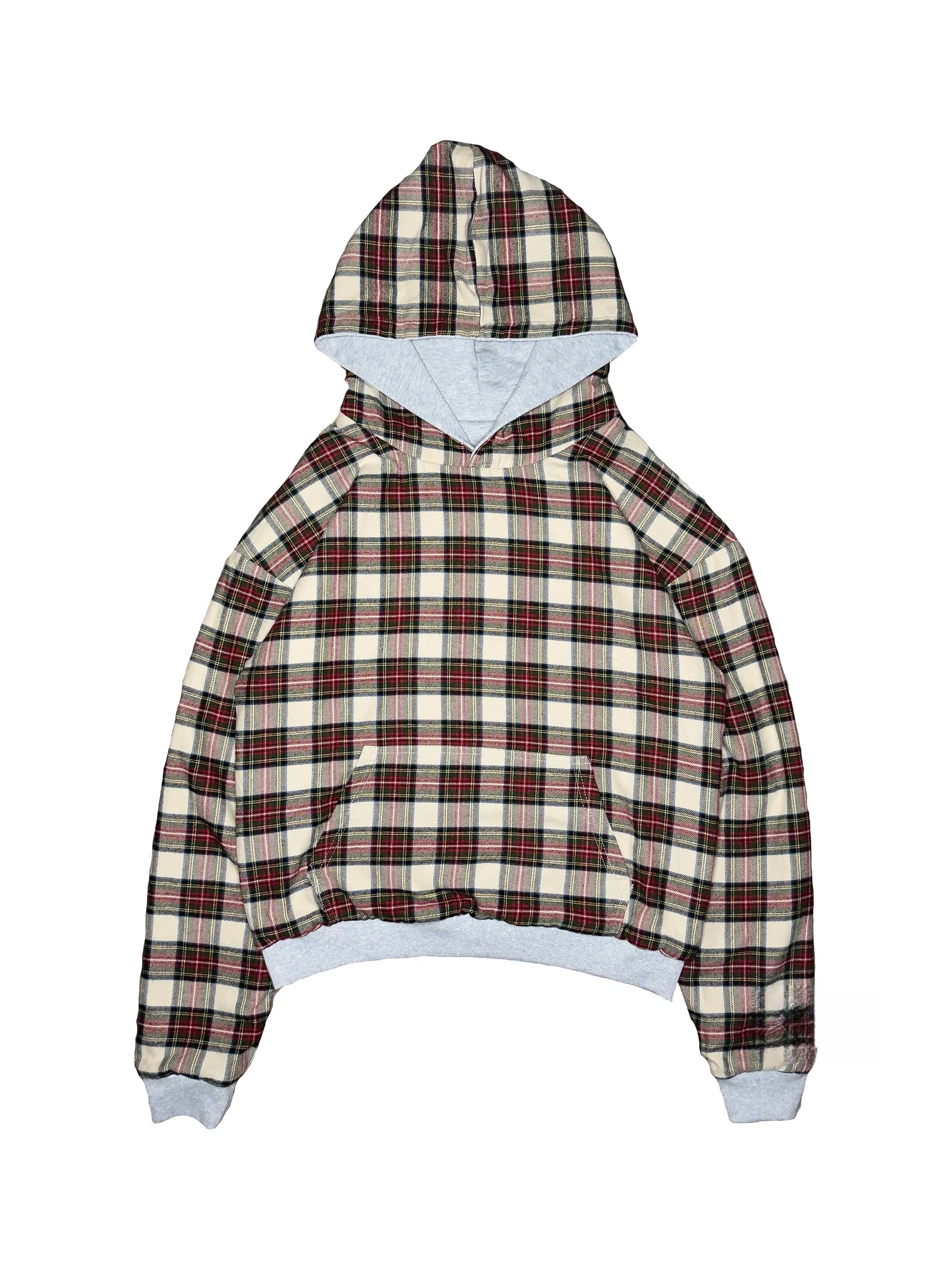REVERSIBLE PLAID HOODIE