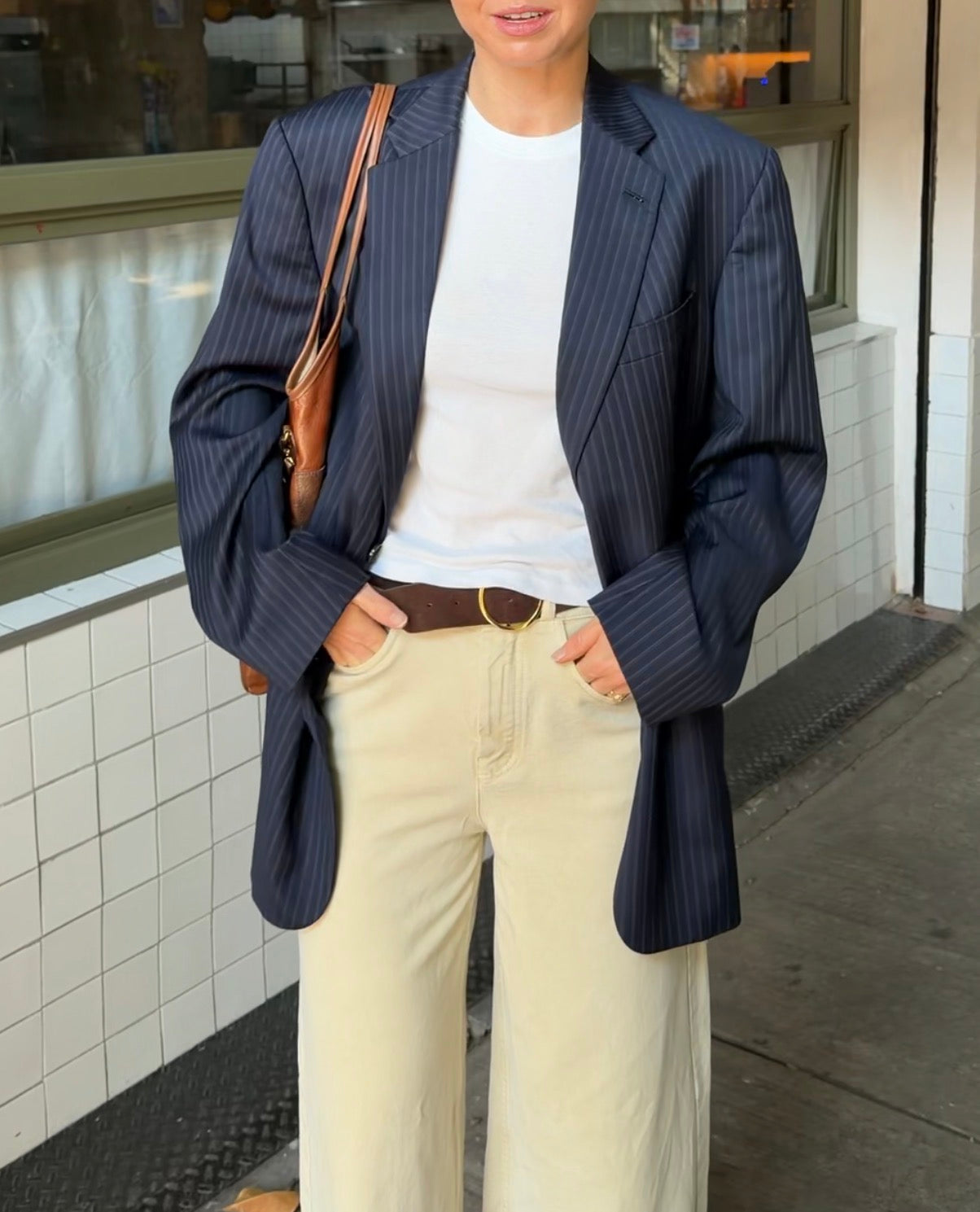  button back blazer