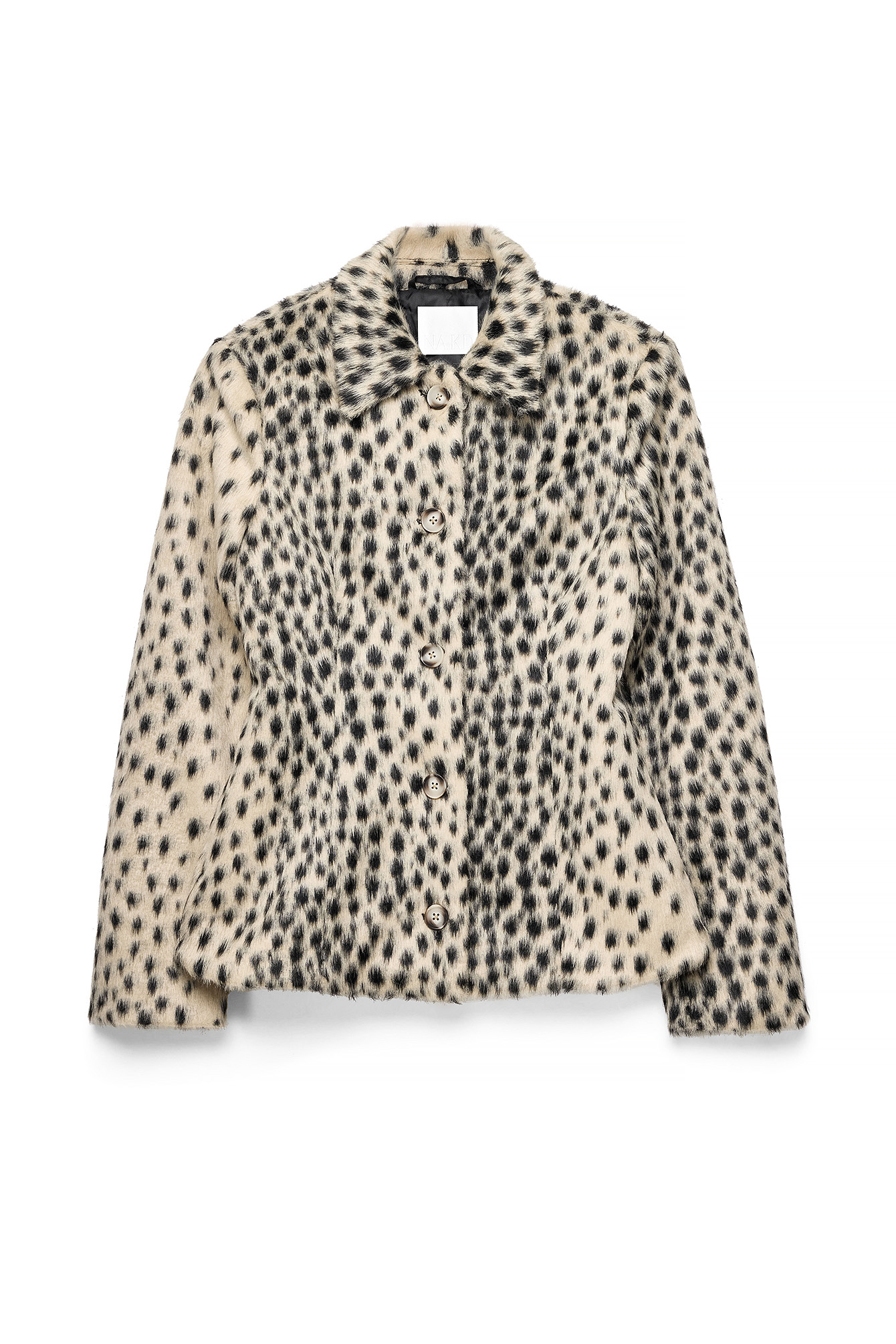 Faux Fur Printed Jacket