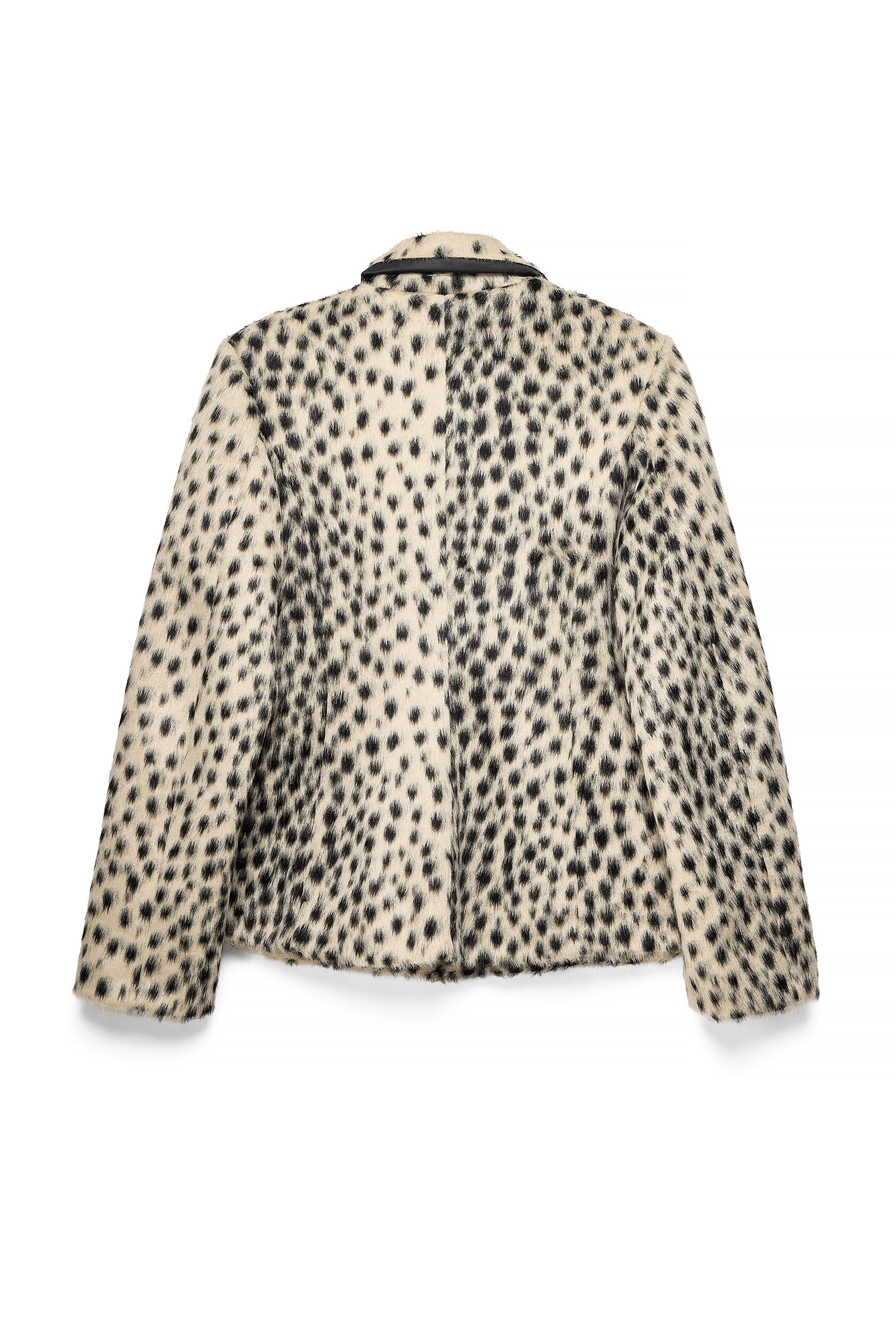 Faux Fur Printed Jacket