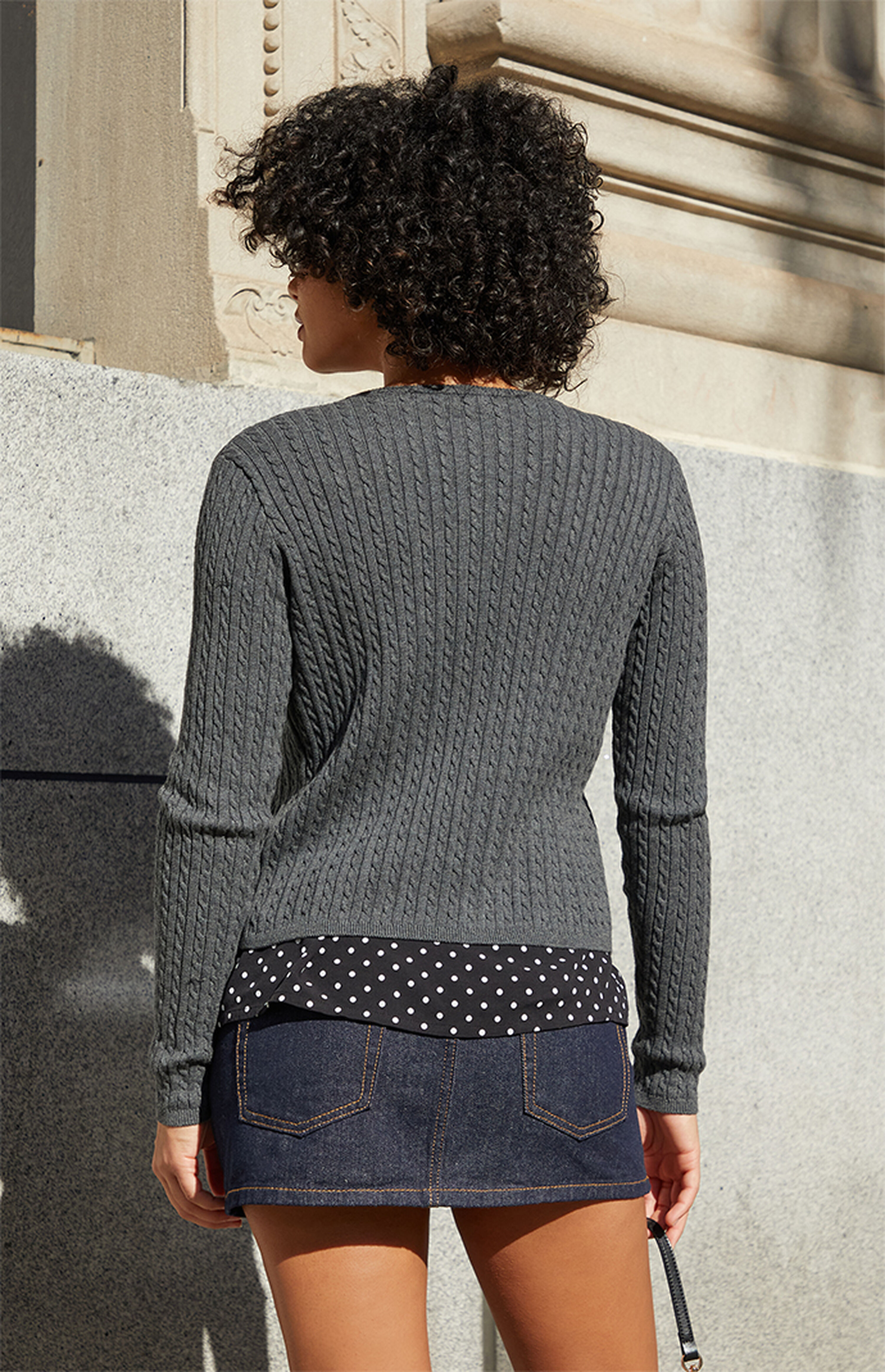 Zoe Cable Knit Cardigan