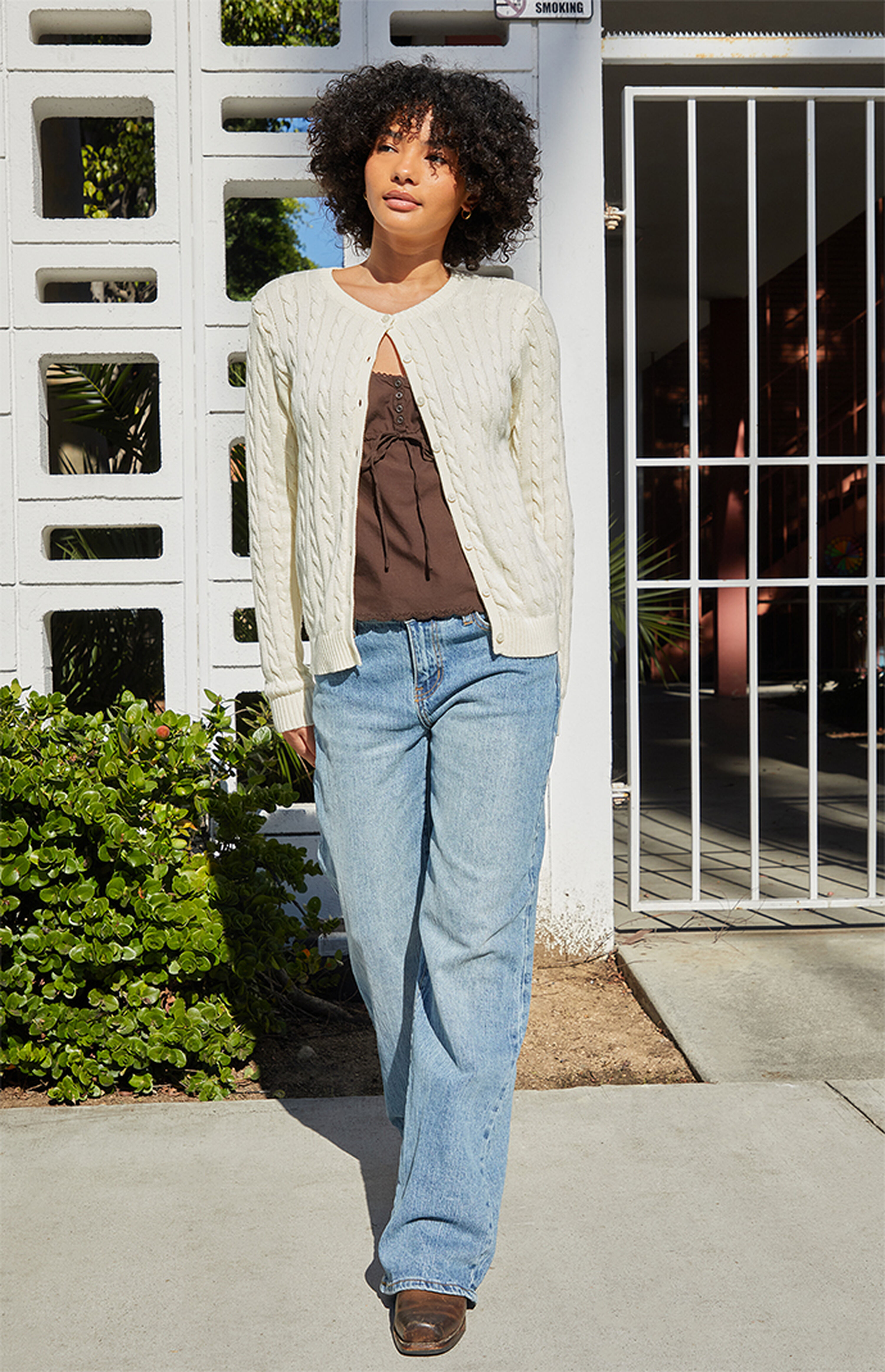 Zoe Cable Knit Cardigan