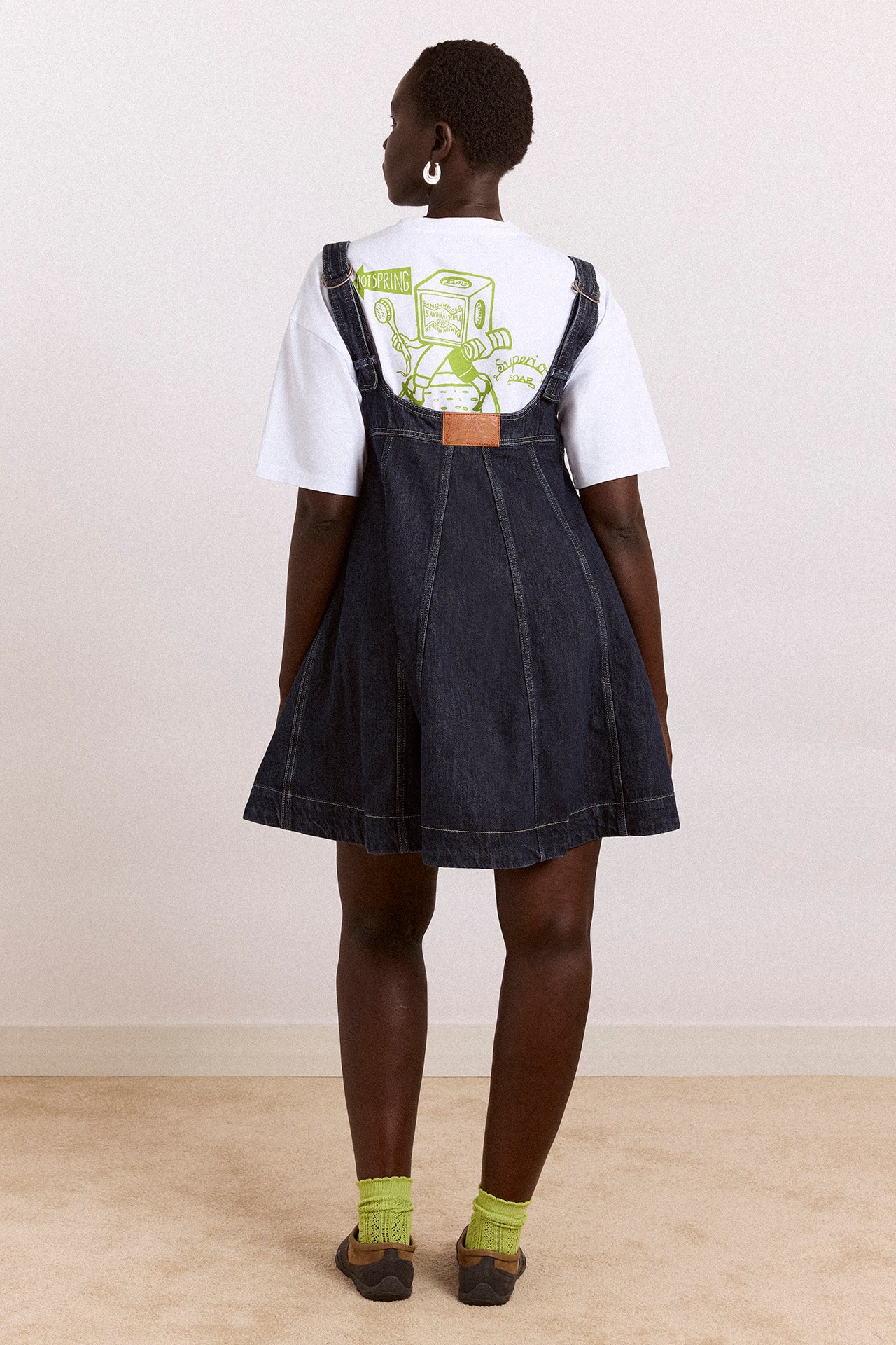 Immy Mini Dress - Dark Wash
