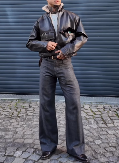 FLARED FITTING PANTS