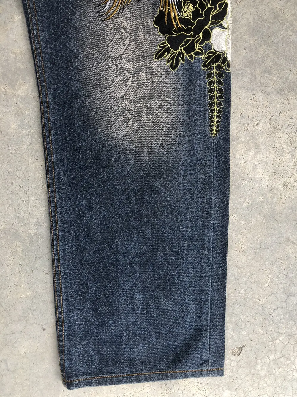 Japanese Bukkirabou Embroidered Jeans