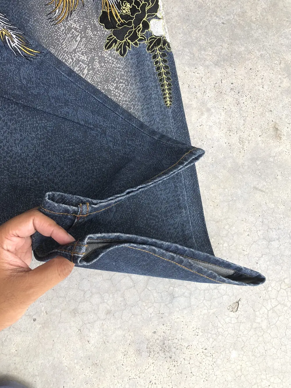 Japanese Bukkirabou Embroidered Jeans