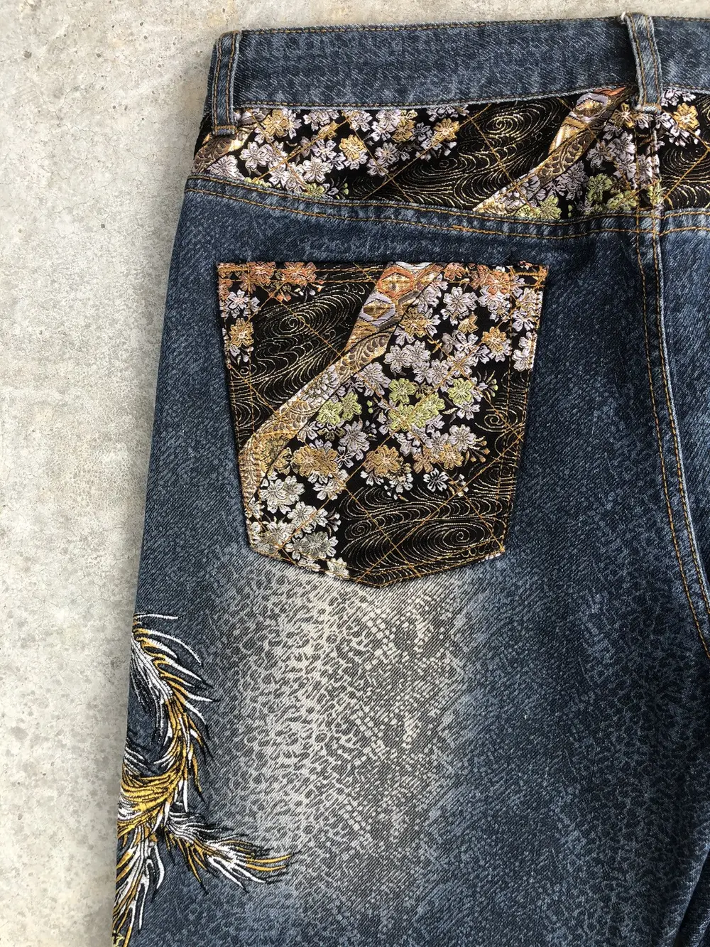 Japanese Bukkirabou Embroidered Jeans