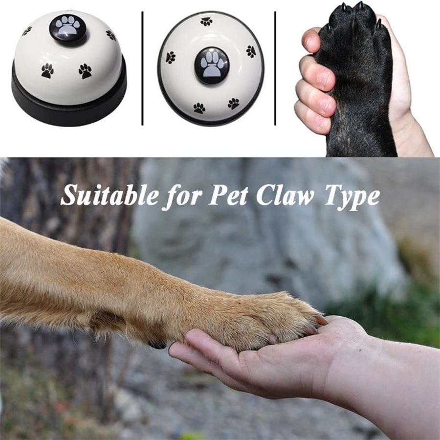 Pet Communication Buttons Toy Recording Voice Dog Speaking Training Tool Ringing the Bell to Eat