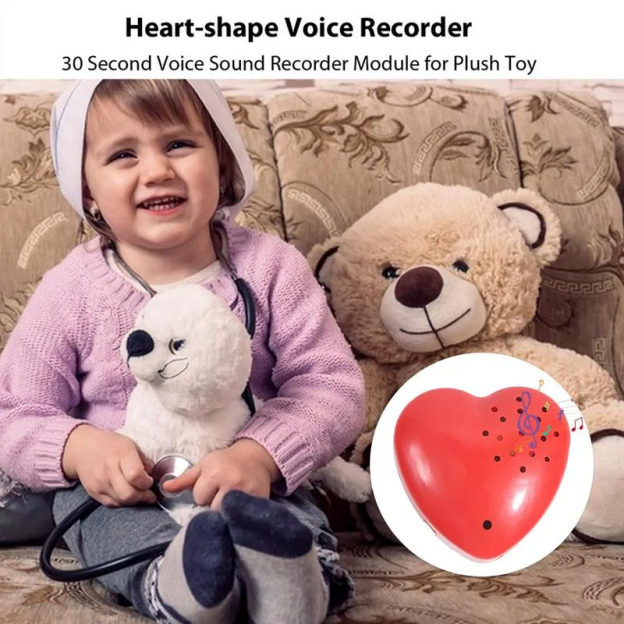 Wholesale Love Recording Box Valentine's Day Red Heart R Toy Movement Music Movement