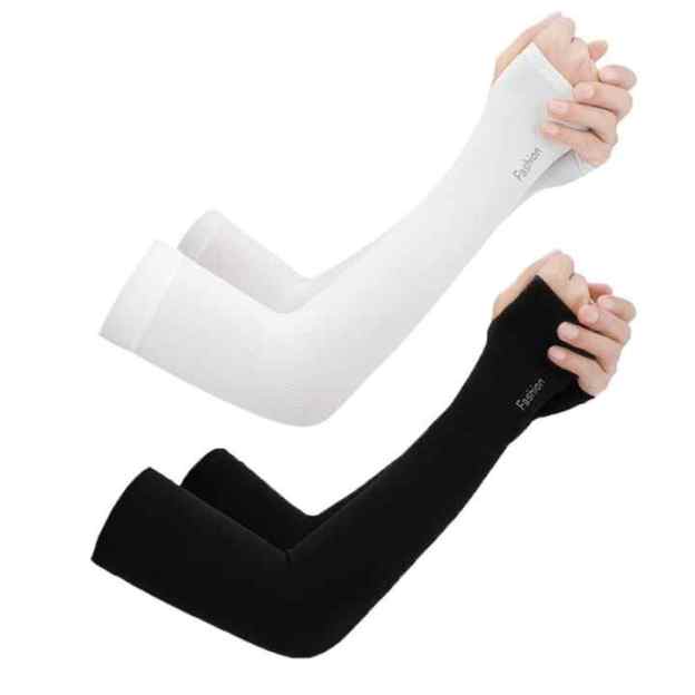 NA-Cooling Arm Sleeves Cover Golf Bike Outdoor Sports Riding Cycling Sun UV Protection Sleeves Arm Warmer
