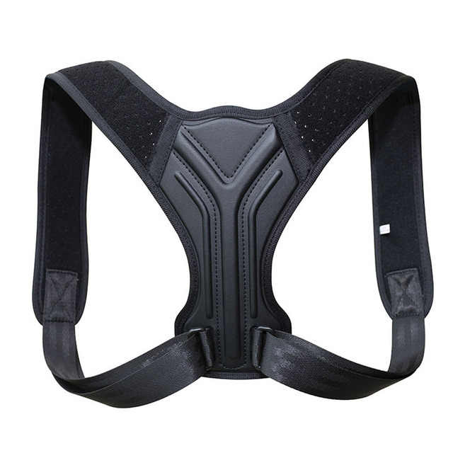 NA-Breathable Adjustable Elastic Bands Posture Improve Back Pain Support Posture Corrector