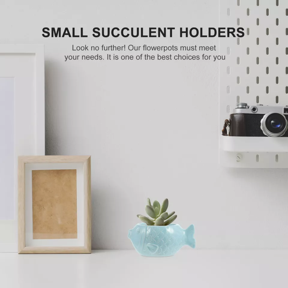 Animal Succulent Plants Planters Mini Small Ceramic Bonsai Pot Artificial Plant Succulents Flower Pot No Plant