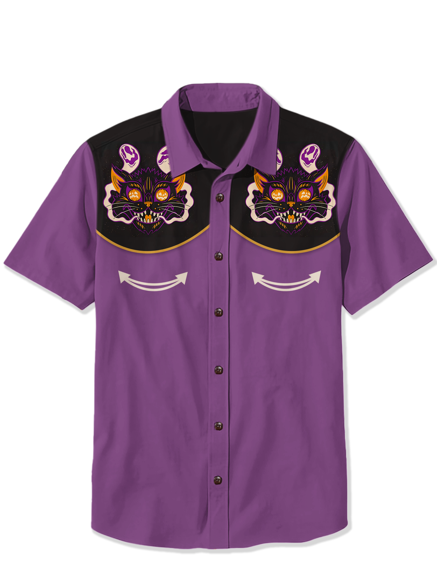 Halloween Magic Ghost Pumpkin Cat Shirt