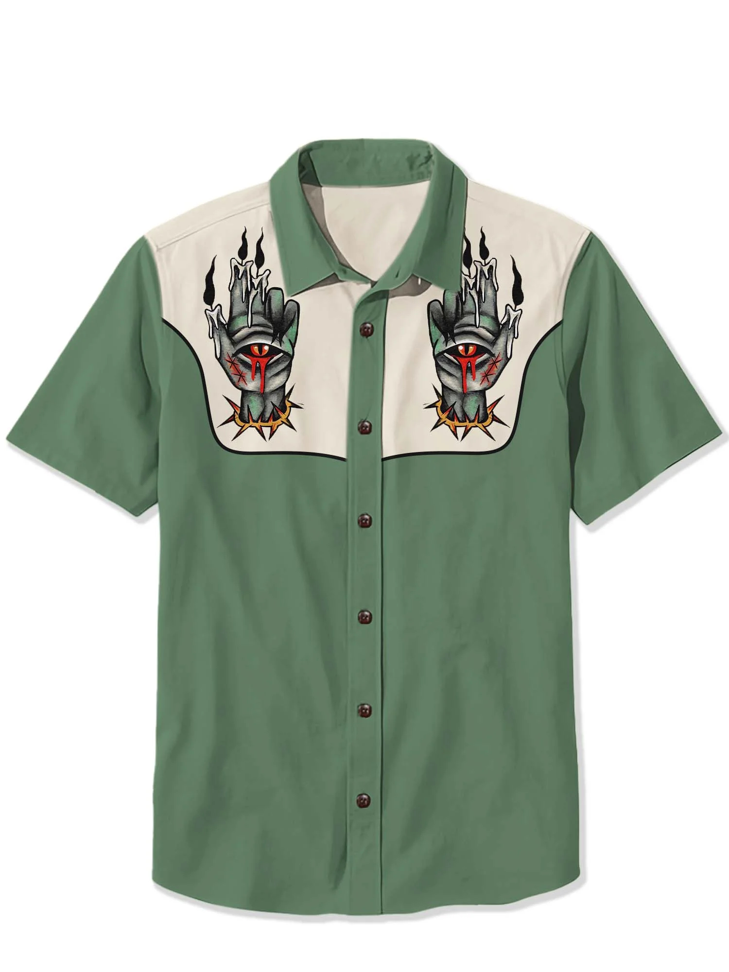 Halloween Hands of Glory Print Shirt