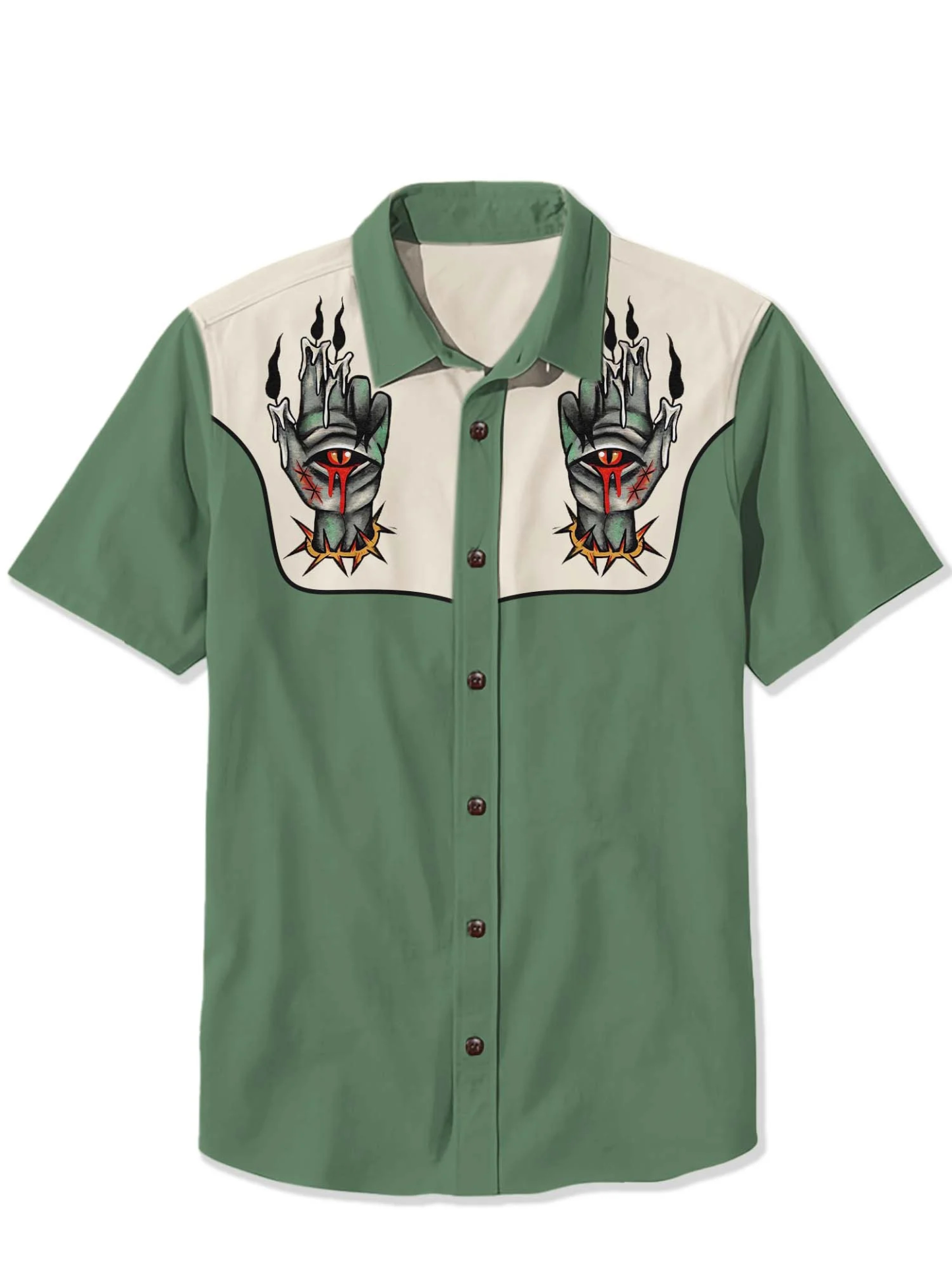 Halloween Hands of Glory Print Shirt
