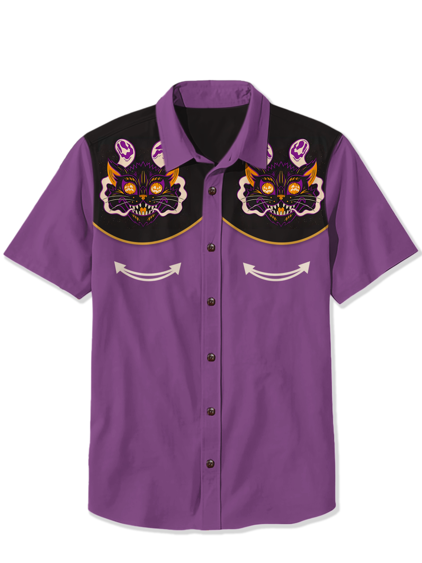 Halloween Magic Ghost Pumpkin Cat Shirt