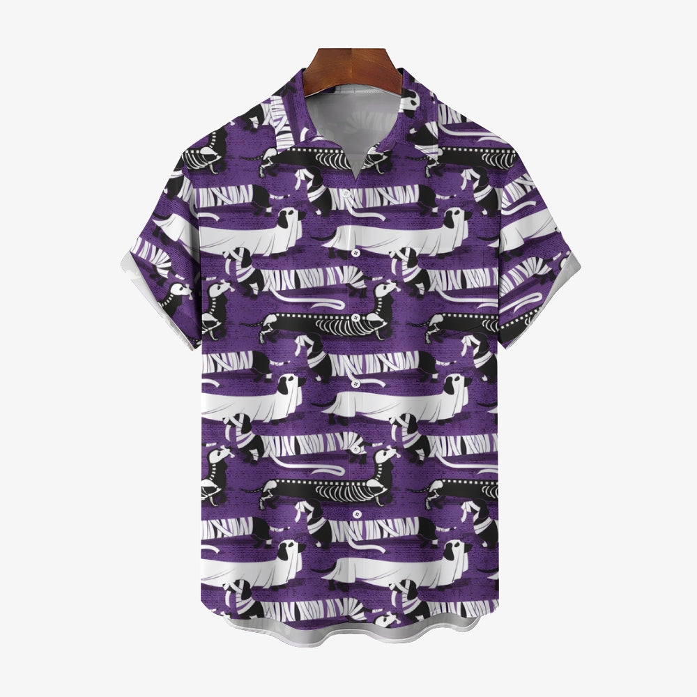 Halloween Dachshund Zombie Shirt