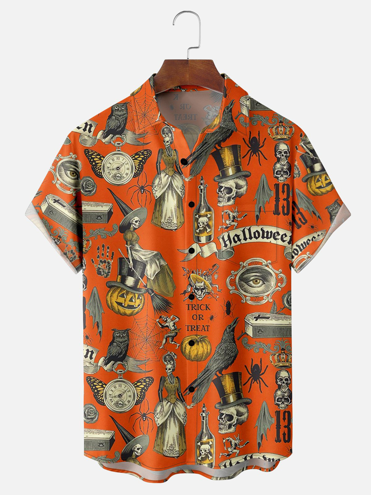 Halloween Retro Illustration Shirt