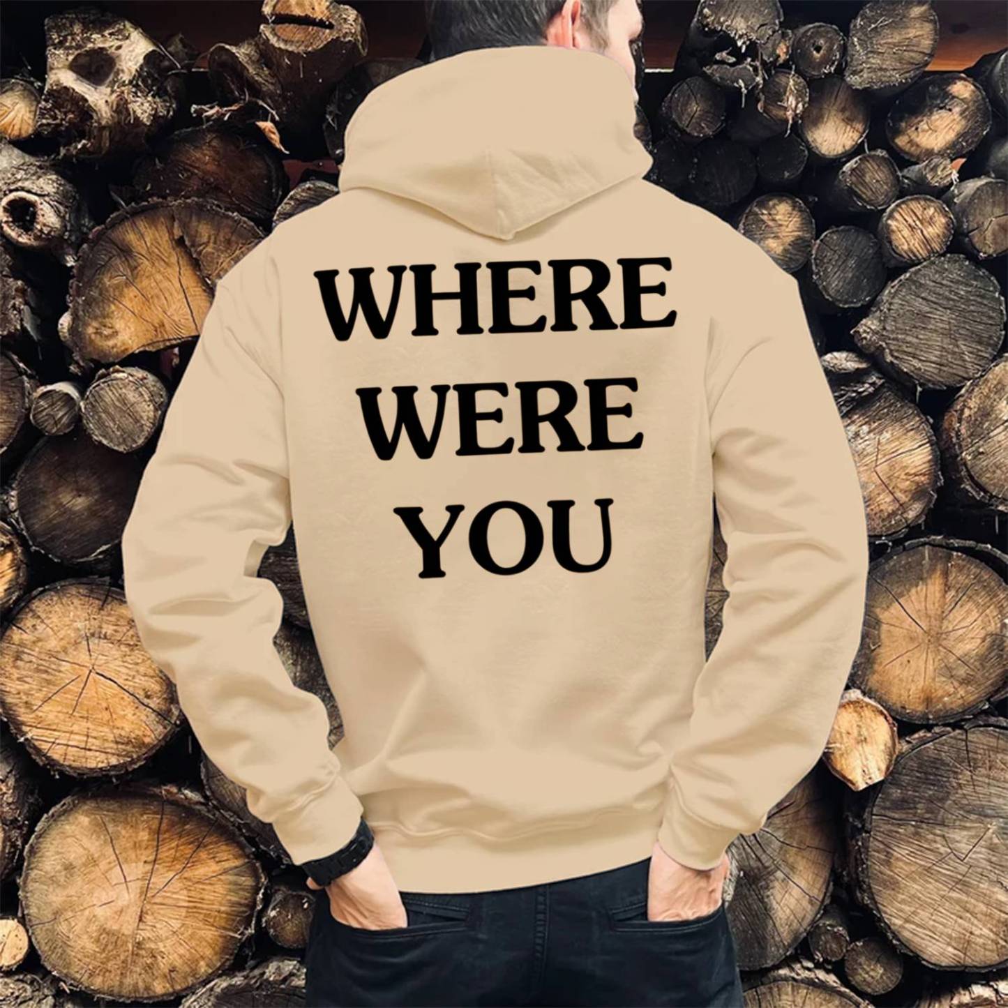 Where Were You Print Casual Hoodie