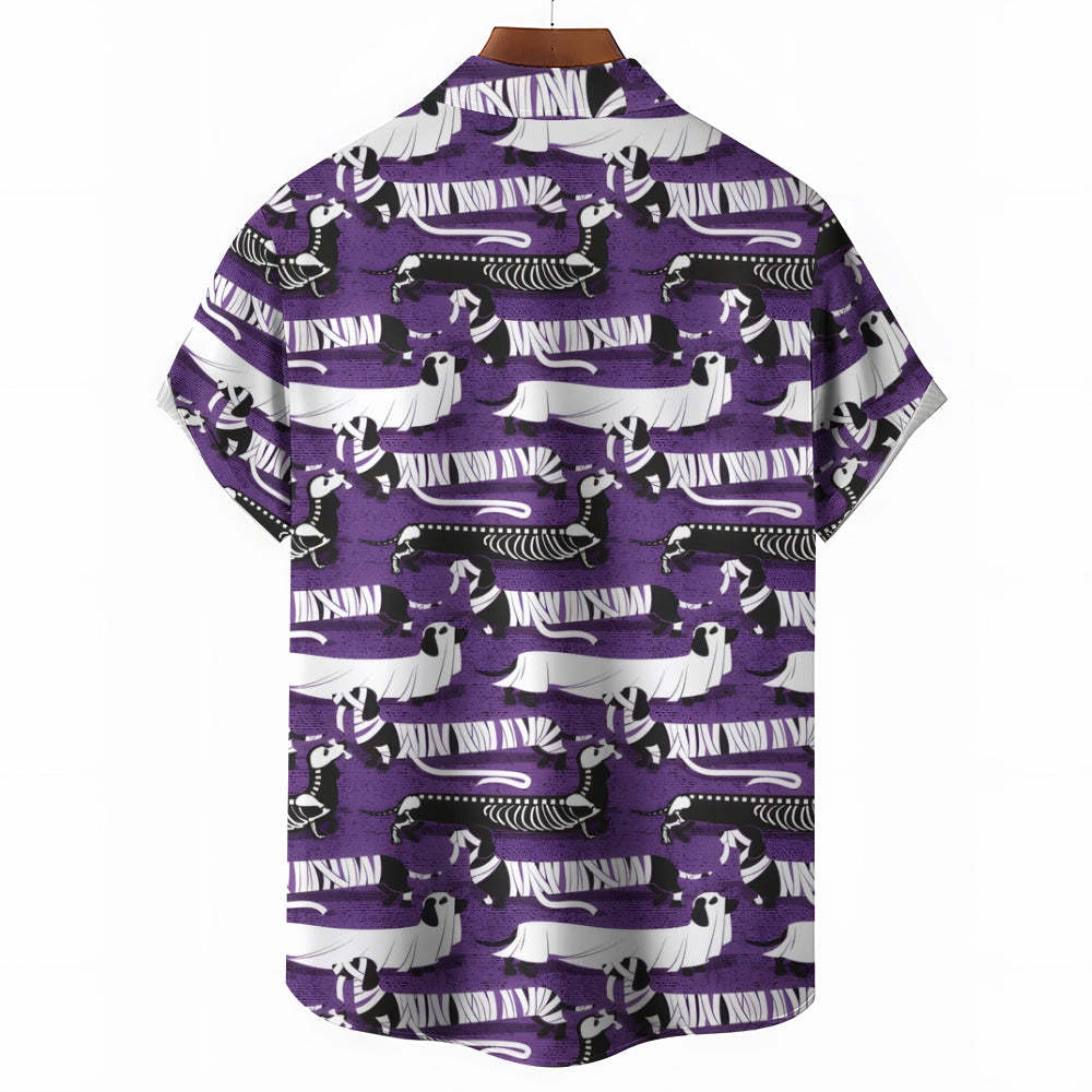 Halloween Dachshund Zombie Shirt