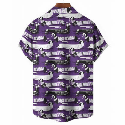 Halloween Dachshund Zombie Shirt