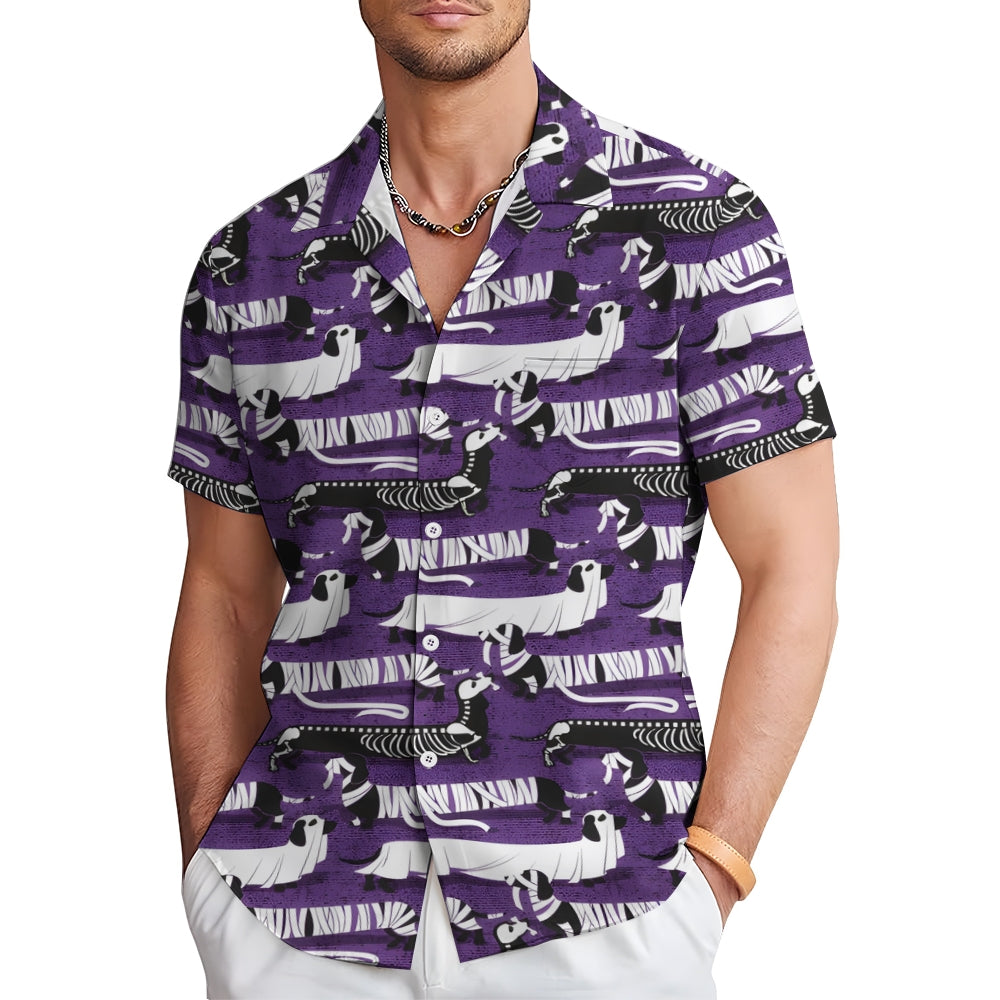Halloween Dachshund Zombie Shirt