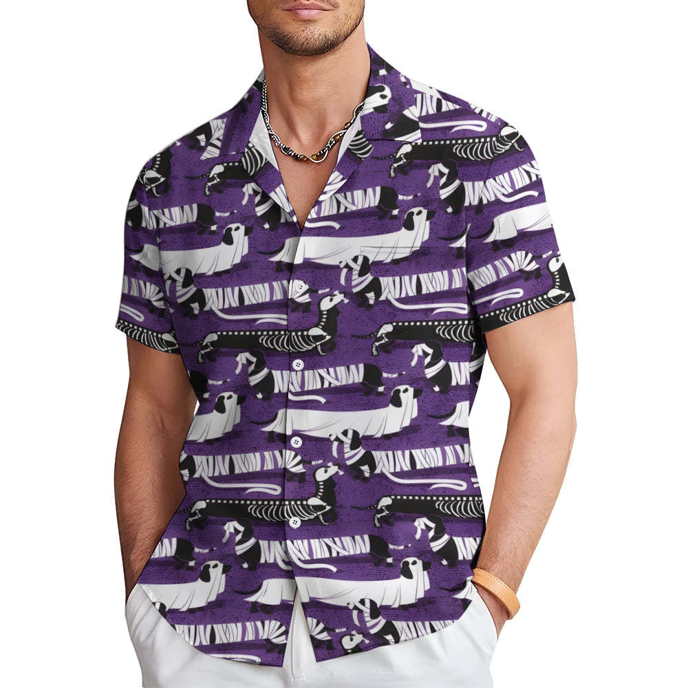 Halloween Dachshund Zombie Shirt