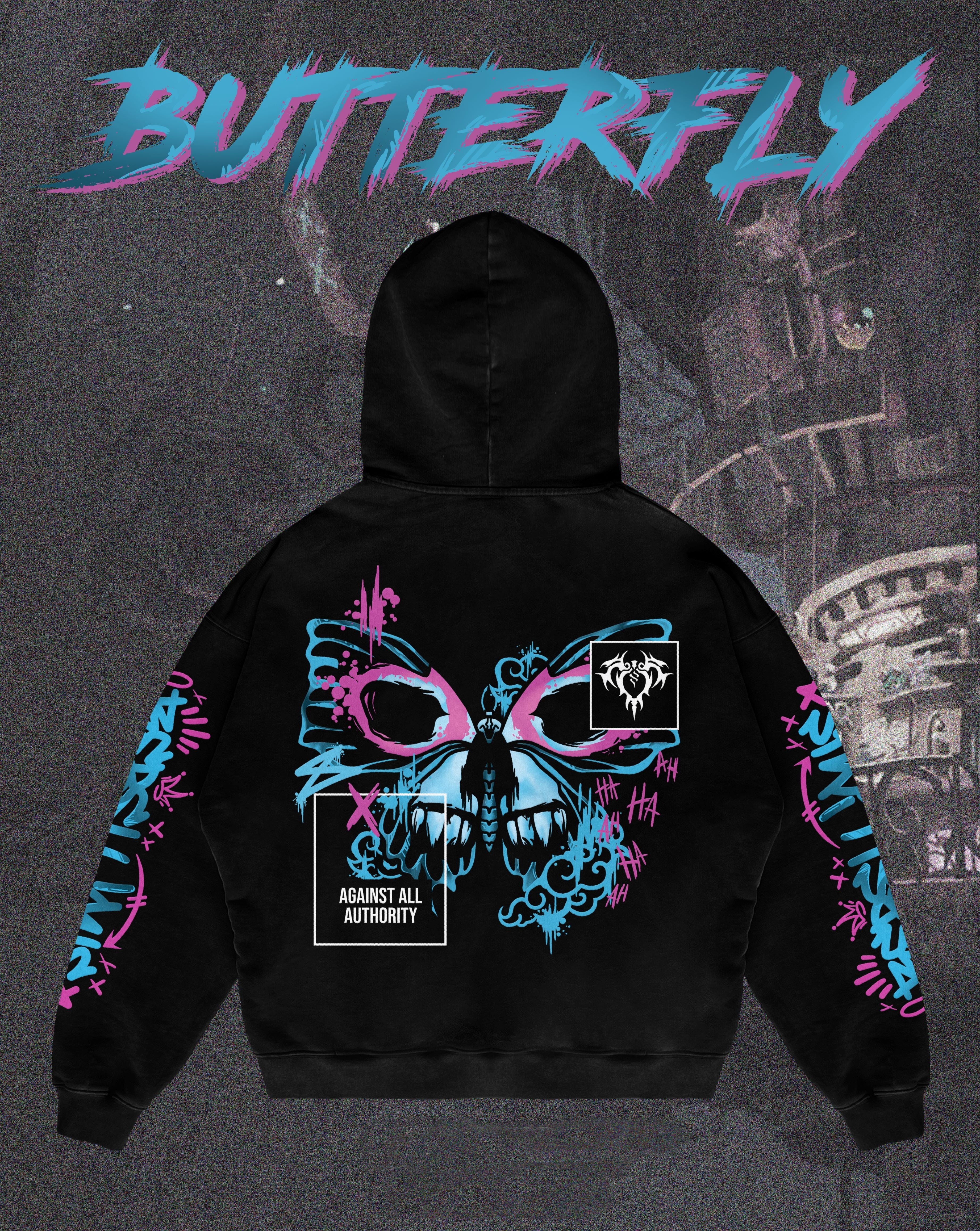 Butterfly Oversized Hoodie