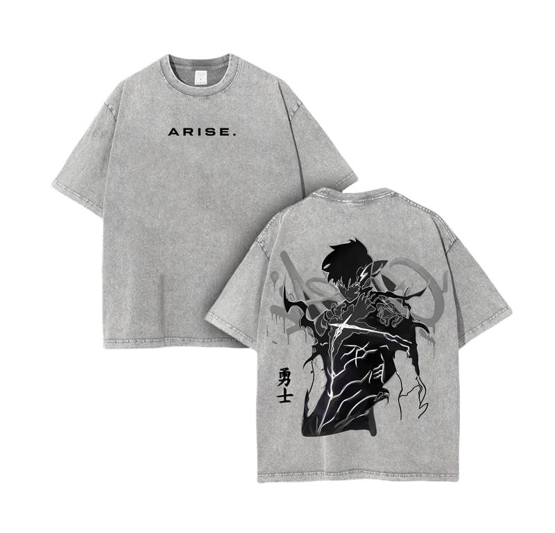 SHADOW MONARCH ACID WASH TEE