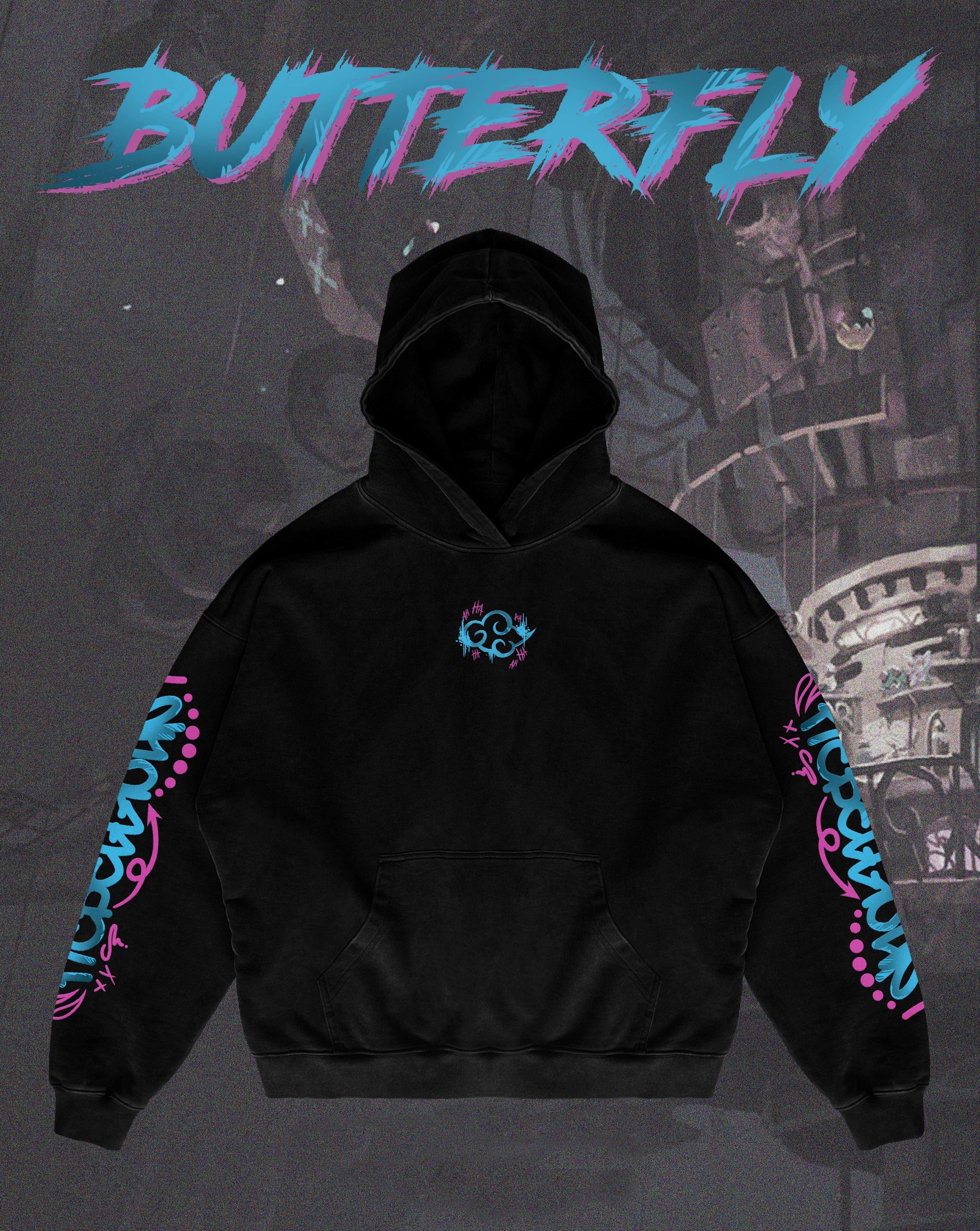 Butterfly Oversized Hoodie