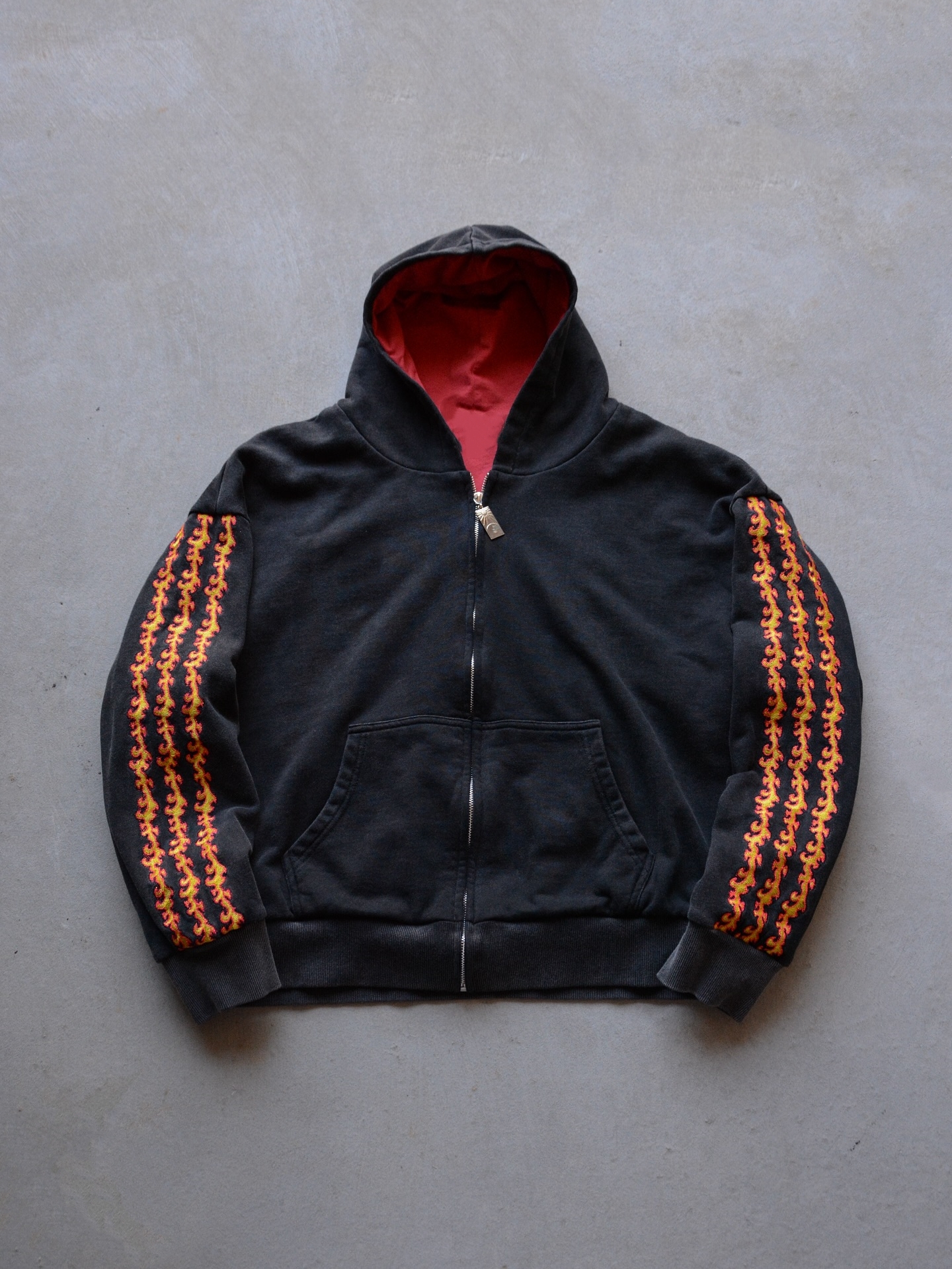 SUN BREATHING GLOWING EMBROIDERY ZIP UP | DEMON SLAYER