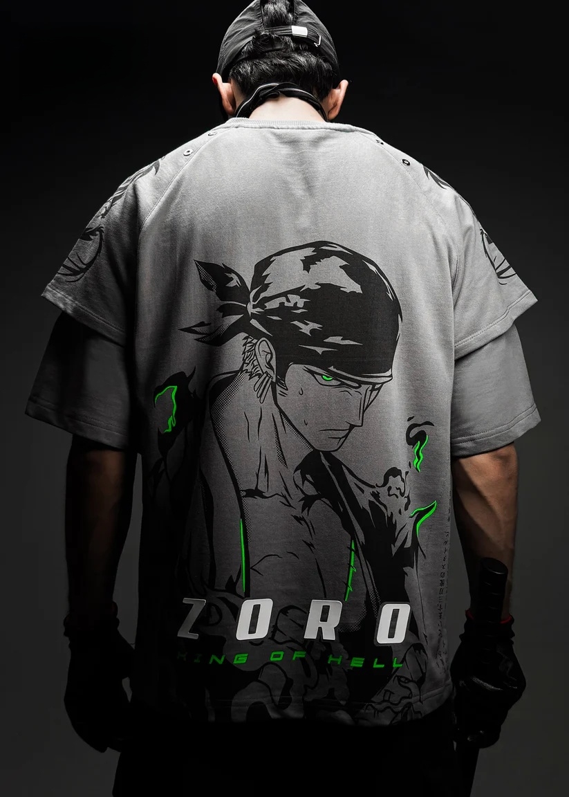 ZORO TWIN LAYER CUT TEE 