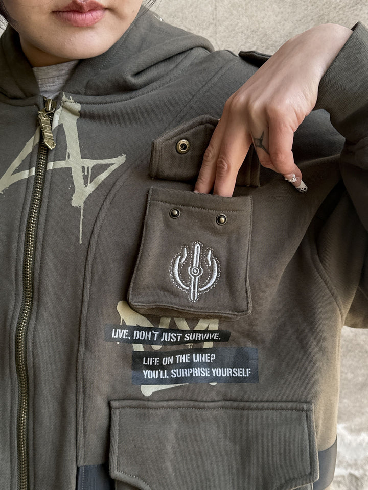 EKKO ZIP-UP HOODIE