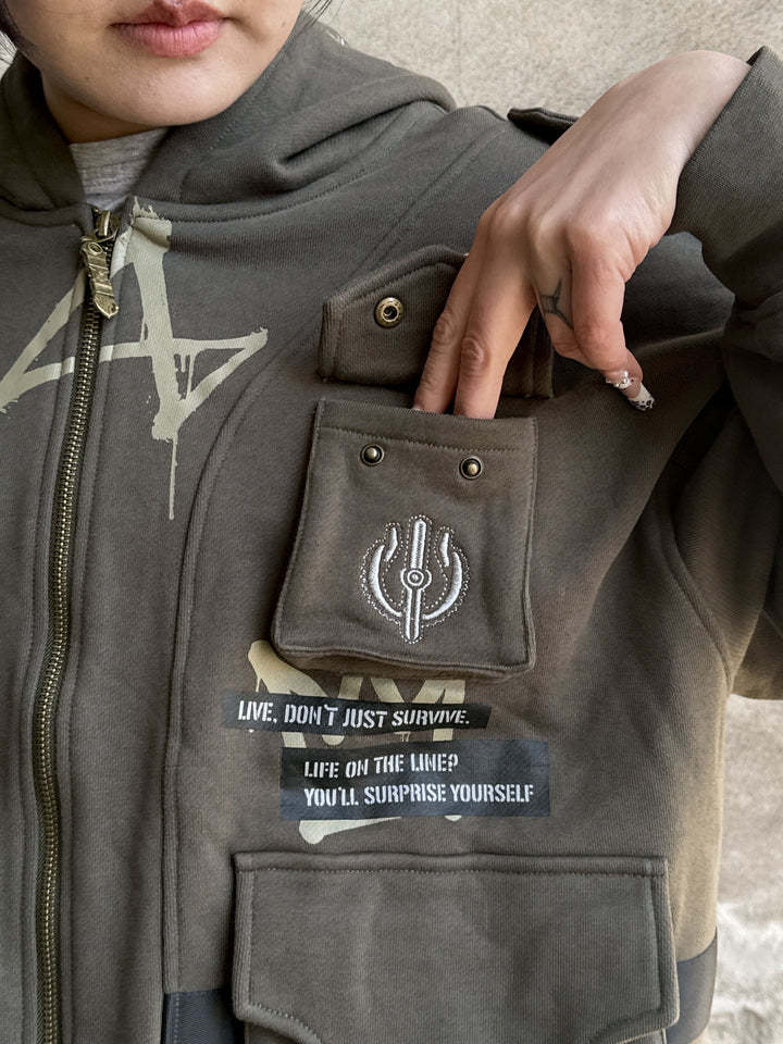 EKKO ZIP-UP HOODIE