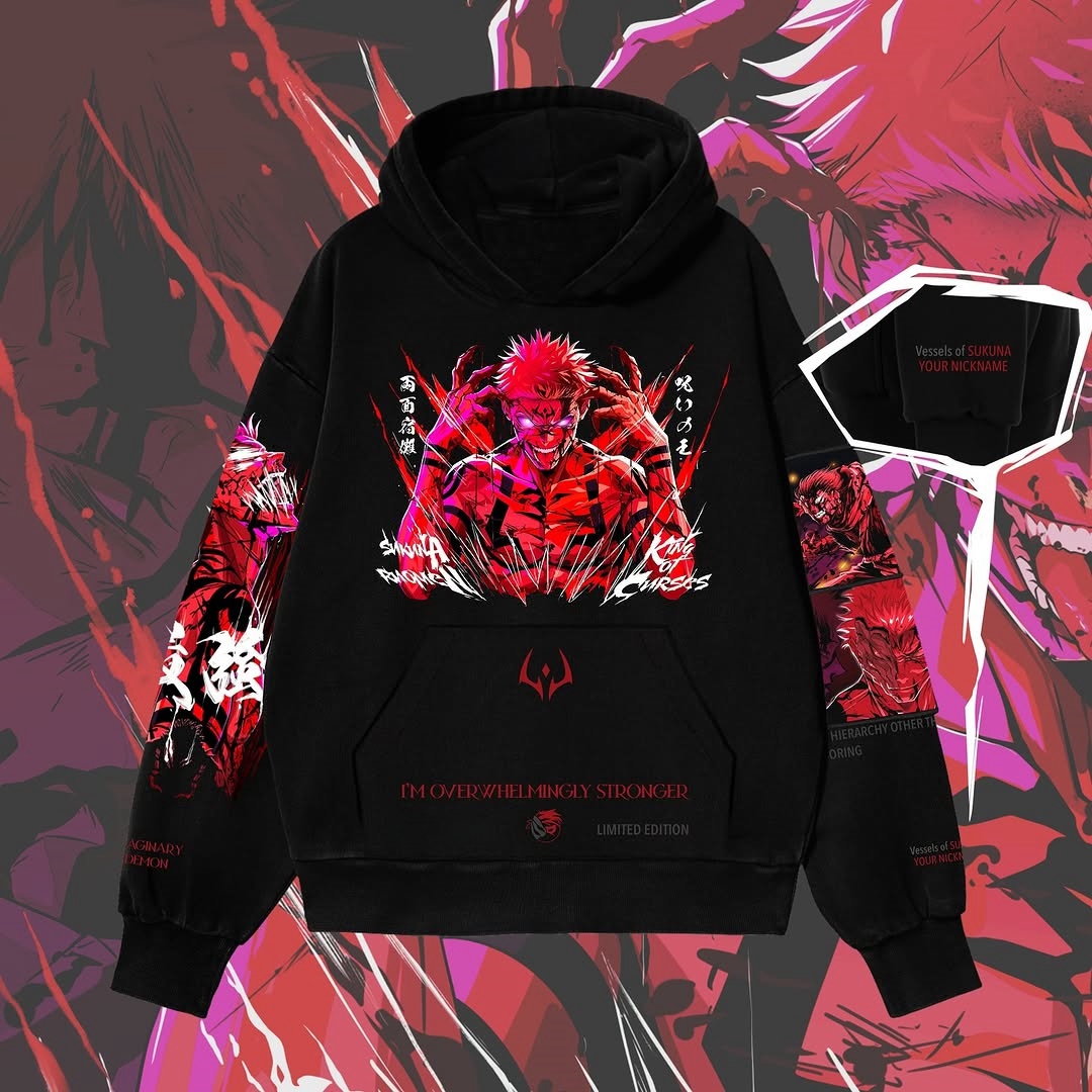 【Preorder】KING OF CURSES HOODIE-Ship on Feb 05th