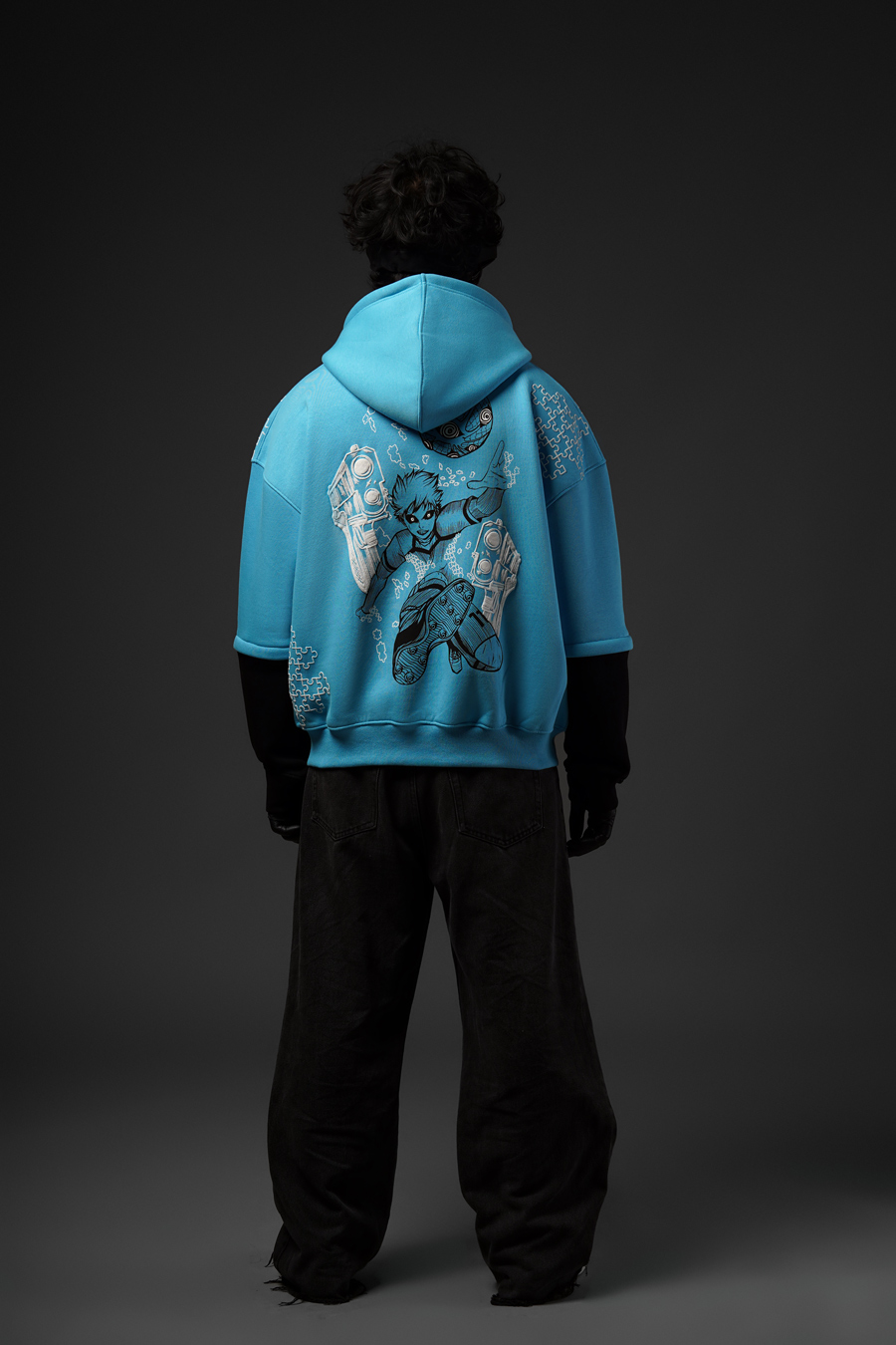 EGOIST WASHED ZIP HOODIE