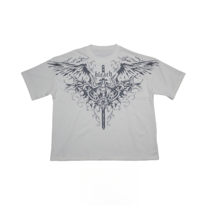 BLEACH CROSSWING TEE