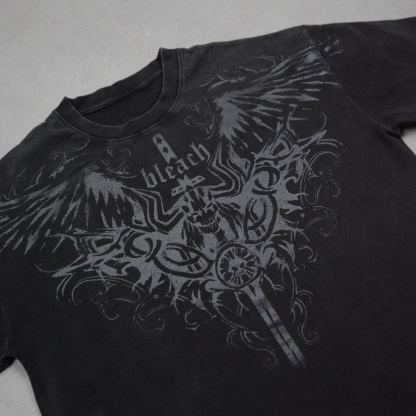 BLEACH CROSSWING TEE