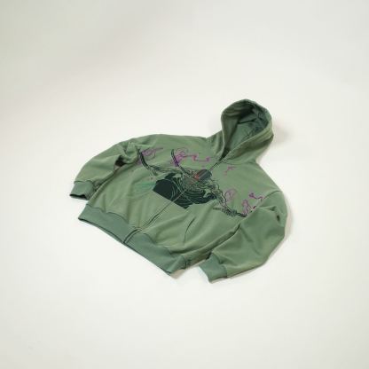 "KING OF HELL" ZIP UP HOODIE