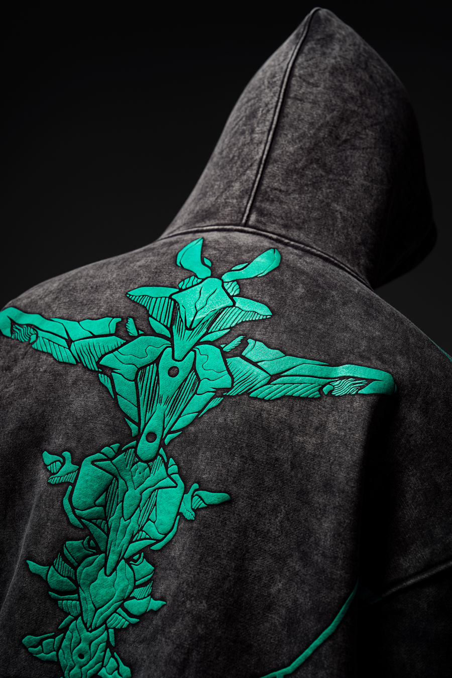 KAIJU NO.8 VINTAGE WASHED HOODIE