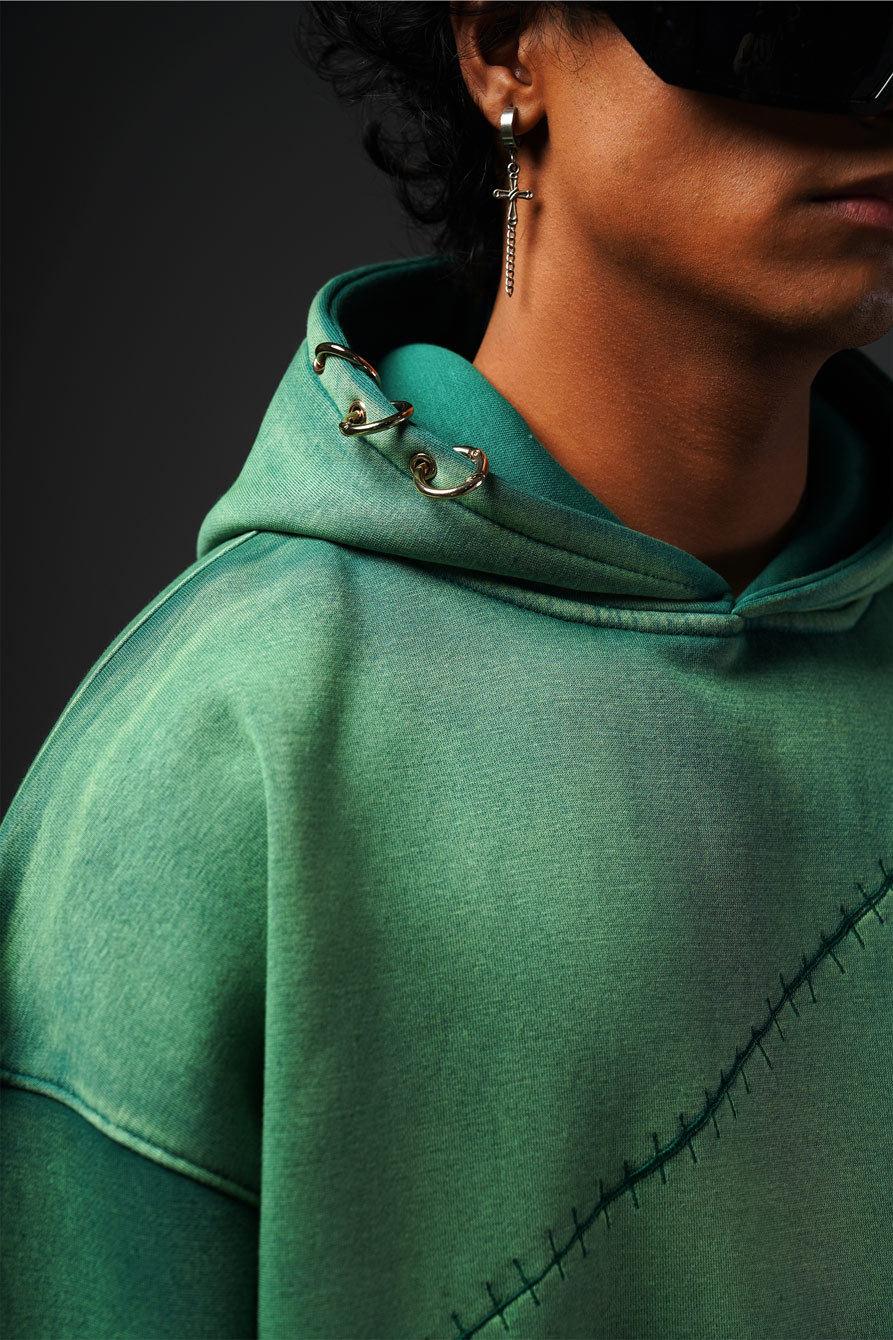 ZORO ASHURA WASHED HOODIE