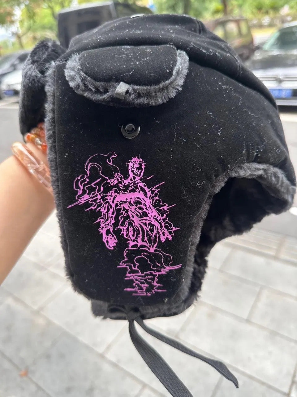 WEATHER REPORT EMBROIDERED USHANKA | JOJO