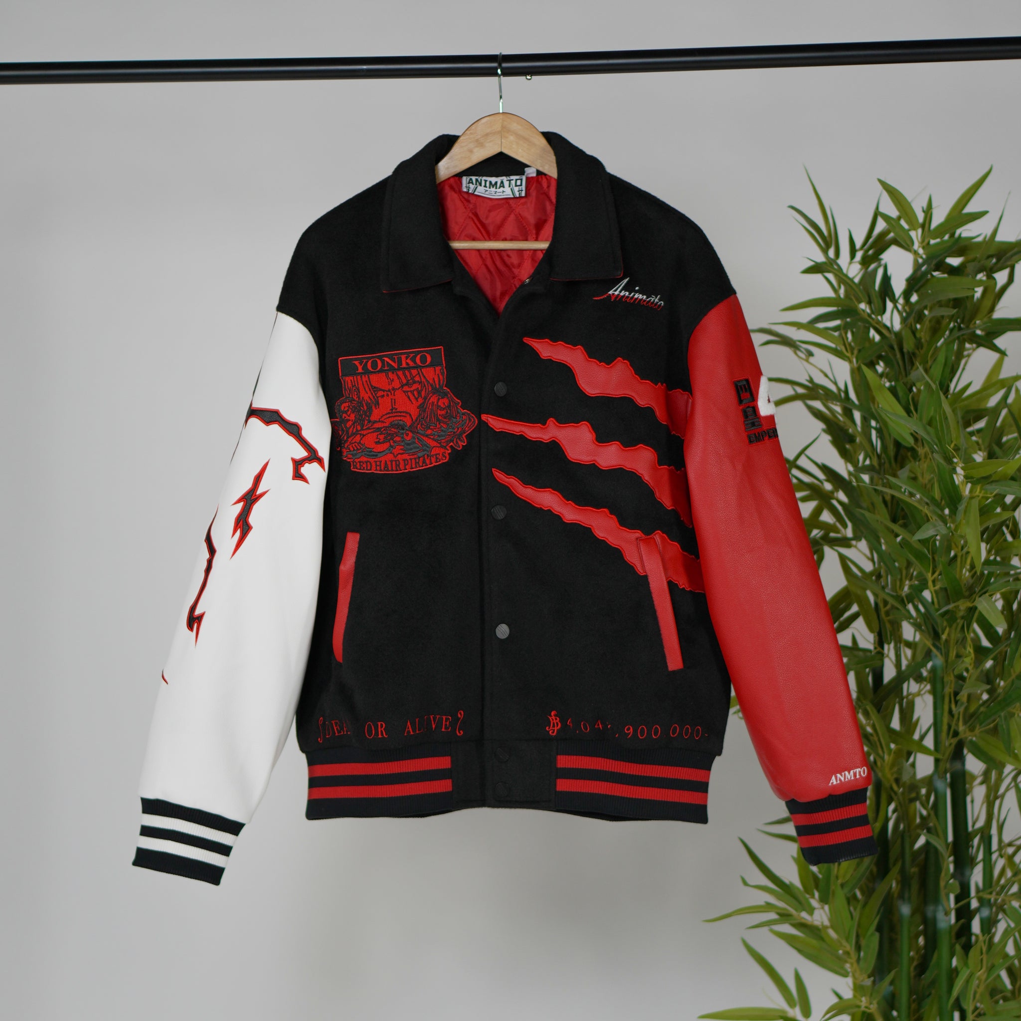 RED HAIR VARSITY JACKET