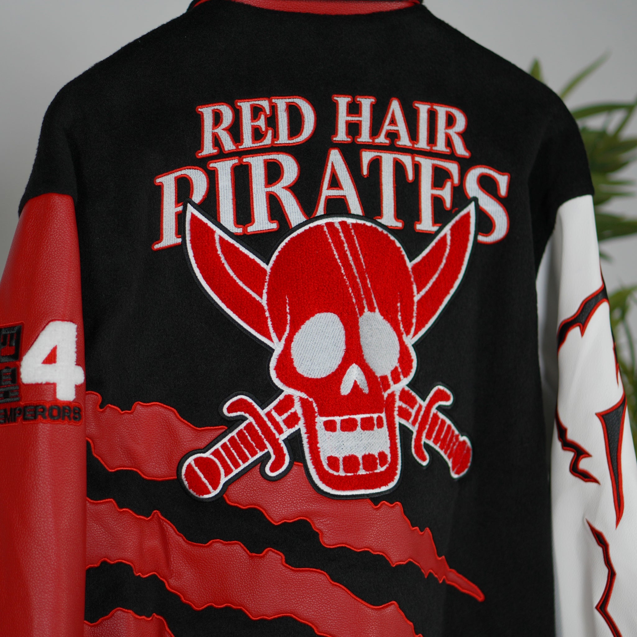 RED HAIR VARSITY JACKET