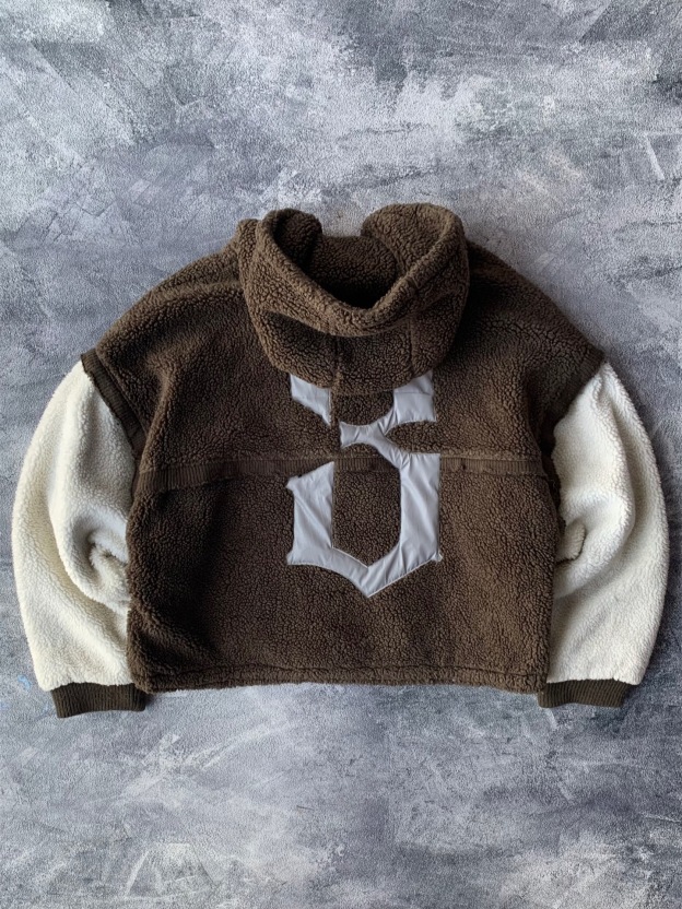 NELLIEL  SHERPA JACKET | BLEACH