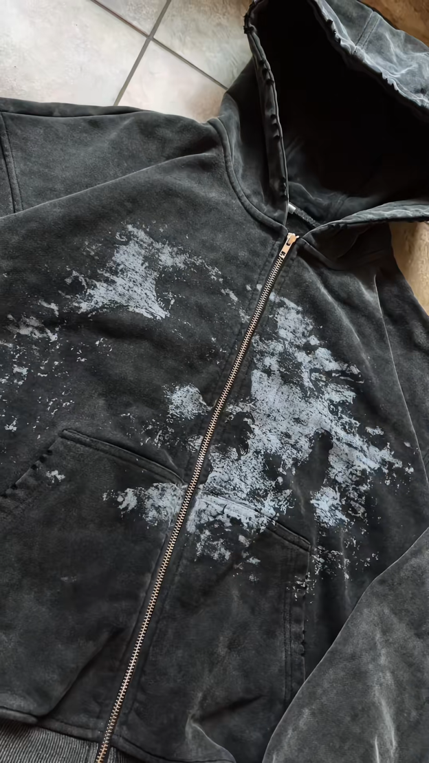 YMIR SUBTLE ZIP UP HOODIE