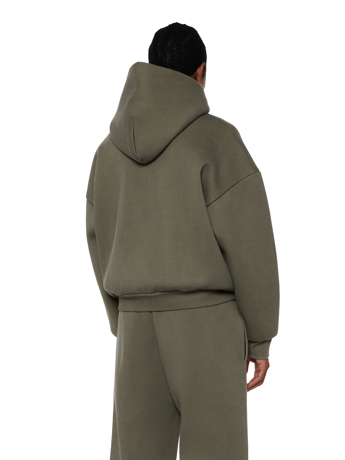 V2 610 GSM MONOCHROME ZIPPED HOODIE