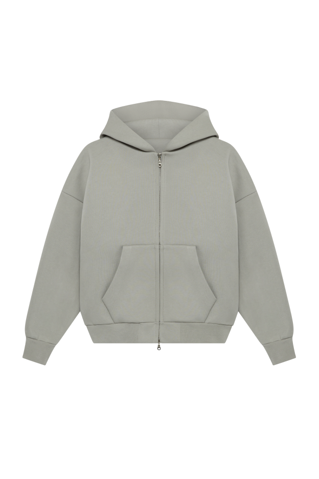 V2 610 GSM MONOCHROME ZIPPED HOODIE